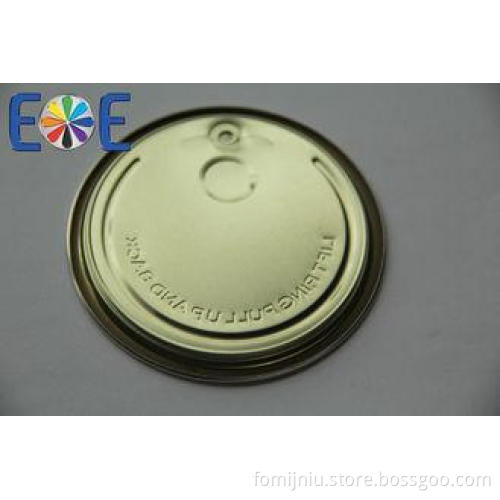 Beverage Tin Can Lids Food Grade With 307# , Full Open Stee